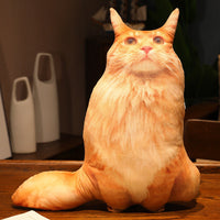 HKM-462291 Cute Kitty Plush Pillow Toy, 50cm Height, Various Styles for Ages 15-35