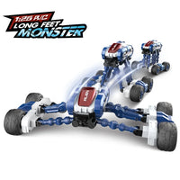HKM-462419 Multi-function 2.4GHz Remote Control Off-road Truck - Stunt-Ready Sci-fi Mecha Design for Ages 6+