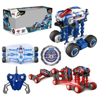 HKM-462419 Multi-function 2.4GHz Remote Control Off-road Truck - Stunt-Ready Sci-fi Mecha Design for Ages 6+