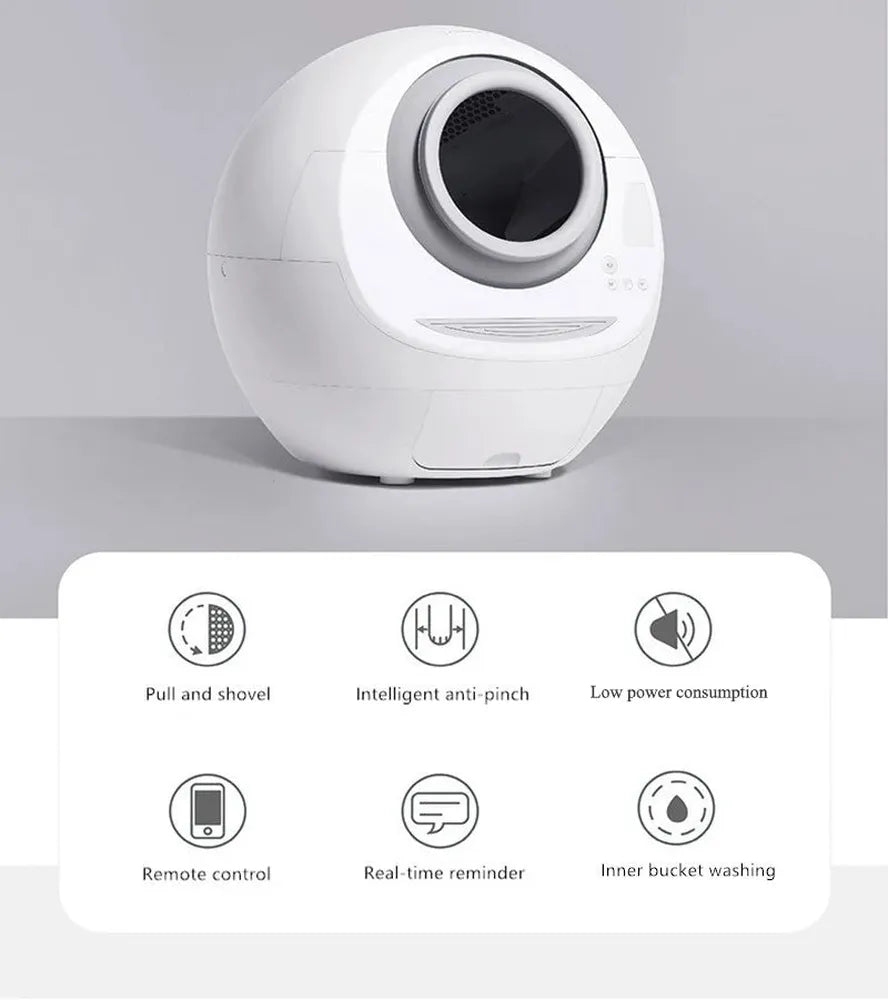 KTX-462611 Automatic Self-Cleaning Cat Litter Box for Convenient Pet Care