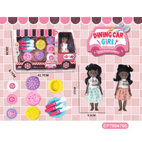 HKM-462803 10-Inch Realistic Black Girl Reborn Doll Toy Set for Girls Ages 2-4