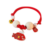 HKM-462867 Camphor Wood Cat Mosquito Repellent Collar with Koi and Flower Designs