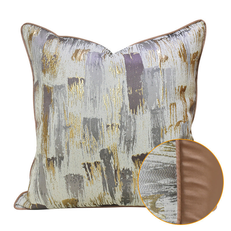 HKM-463059 Modern Minimalist Brown Throw Pillowcase for Outdoor Relaxation - Multiple Sizes Available