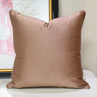HKM-463059 Modern Minimalist Brown Throw Pillowcase for Outdoor Relaxation - Multiple Sizes Available
