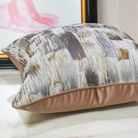 HKM-463059 Modern Minimalist Brown Throw Pillowcase for Outdoor Relaxation - Multiple Sizes Available