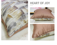 HKM-463059 Modern Minimalist Brown Throw Pillowcase for Outdoor Relaxation - Multiple Sizes Available