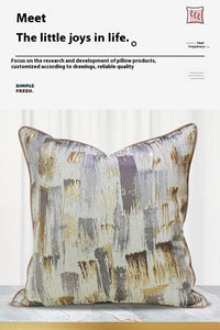 HKM-463059 Modern Minimalist Brown Throw Pillowcase for Outdoor Relaxation - Multiple Sizes Available