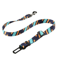 HKM-463187 Pet Seat Belt for Dogs - Adjustable Nylon Safety Harness - Multiple Colors Available 2.5*54-90cm