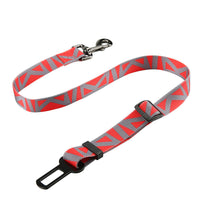HKM-463187 Pet Seat Belt for Dogs - Adjustable Nylon Safety Harness - Multiple Colors Available 2.5*54-90cm