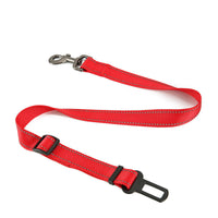 HKM-463187 Pet Seat Belt for Dogs - Adjustable Nylon Safety Harness - Multiple Colors Available 2.5*54-90cm