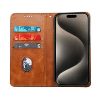 HKM-463251 Leather Flip Case for Google Phones - Shockproof, Magnetic, Handmade - Multiple Colors Available