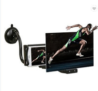 HKM-463379 12-Inch Mobile Phone 3D Screen Amplifier with Adjustable Bracket and Flexible Design