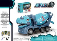 HKM-463571 RC Mixer Truck with Light & Music - Remote Control Stunt Vehicle for Kids (Ages 5-14)