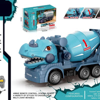 HKM-463571 RC Mixer Truck with Light & Music - Remote Control Stunt Vehicle for Kids (Ages 5-14)
