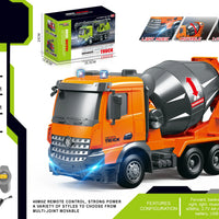 HKM-463571 RC Mixer Truck with Light & Music - Remote Control Stunt Vehicle for Kids (Ages 5-14)