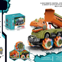 HKM-463571 RC Mixer Truck with Light & Music - Remote Control Stunt Vehicle for Kids (Ages 5-14)