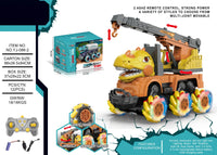 HKM-463571 RC Mixer Truck with Light & Music - Remote Control Stunt Vehicle for Kids (Ages 5-14)