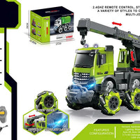 HKM-463571 RC Mixer Truck with Light & Music - Remote Control Stunt Vehicle for Kids (Ages 5-14)