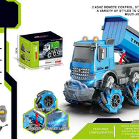 HKM-463571 RC Mixer Truck with Light & Music - Remote Control Stunt Vehicle for Kids (Ages 5-14)