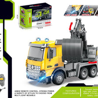 HKM-463571 RC Mixer Truck with Light & Music - Remote Control Stunt Vehicle for Kids (Ages 5-14)