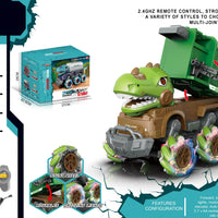 HKM-463571 RC Mixer Truck with Light & Music - Remote Control Stunt Vehicle for Kids (Ages 5-14)