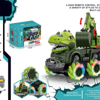 HKM-463571 RC Mixer Truck with Light & Music - Remote Control Stunt Vehicle for Kids (Ages 5-14)