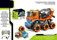 HKM-463571 RC Mixer Truck with Light & Music - Remote Control Stunt Vehicle for Kids (Ages 5-14)