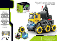 HKM-463571 RC Mixer Truck with Light & Music - Remote Control Stunt Vehicle for Kids (Ages 5-14)