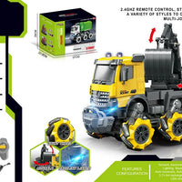 HKM-463571 RC Mixer Truck with Light & Music - Remote Control Stunt Vehicle for Kids (Ages 5-14)