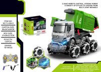 HKM-463571 RC Mixer Truck with Light & Music - Remote Control Stunt Vehicle for Kids (Ages 5-14)