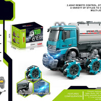 HKM-463571 RC Mixer Truck with Light & Music - Remote Control Stunt Vehicle for Kids (Ages 5-14)
