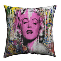HKM-463699 Art Deco Cotton Linen Pillowcase - 40x45cm Decorative Accent