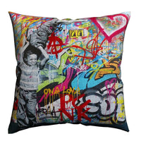 HKM-463699 Art Deco Cotton Linen Pillowcase - 40x45cm Decorative Accent