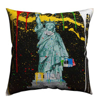 HKM-463699 Art Deco Cotton Linen Pillowcase - 40x45cm Decorative Accent
