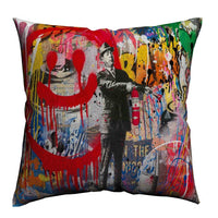 HKM-463699 Art Deco Cotton Linen Pillowcase - 40x45cm Decorative Accent