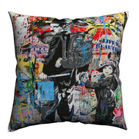 HKM-463699 Art Deco Cotton Linen Pillowcase - 40x45cm Decorative Accent
