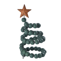 HKM-463763 Charming Wooden Christmas Ornaments with Wrought Iron Accents, 10x10x19cm