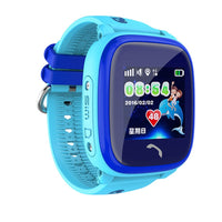 HKM-463827 Children's Waterproof Smart Watch with Touch Screen, Remote Monitoring, Location Tracking and Call Function - Blue/Purple