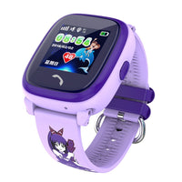 HKM-463827 Children's Waterproof Smart Watch with Touch Screen, Remote Monitoring, Location Tracking and Call Function - Blue/Purple