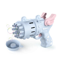 HKM-463955 Battery Operated Bubble Machine for Kids - 10 Holes Fun Outdoor Toy