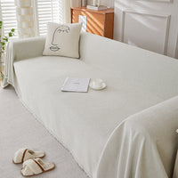 HKM-463955 Chenille Herringbone Pattern Non-slip Sofa Cover - Stain Resistant All-inclusive Protection