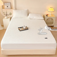 HKM-464147 Cotton Quilted Waterproof Dustproof Mattress Cover - Multiple Sizes Available