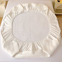 HKM-464147 Cotton Quilted Waterproof Dustproof Mattress Cover - Multiple Sizes Available
