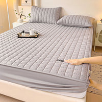 HKM-464147 Cotton Quilted Waterproof Dustproof Mattress Cover - Multiple Sizes Available