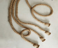 HKM-464147 Handmade Long Hemp Rope Chandelier for Creative DIY Decor