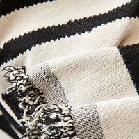 HKM-464211 Bohemian Geometric Pattern Polyester Sofa Cover Towel – Dustproof & Universal Fit for All Seasons