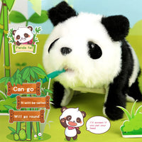 HKM-464403 Interactive Electric Plush Panda Toy for Kids - Walking Stuffed Animal Doll