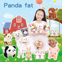 HKM-464403 Interactive Electric Plush Panda Toy for Kids - Walking Stuffed Animal Doll