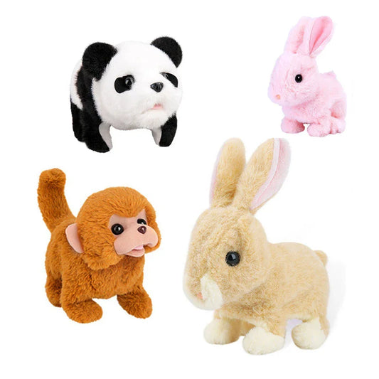 KTX-464403 Interactive Electric Plush Panda Toy for Kids - Walking Stuffed Animal Doll