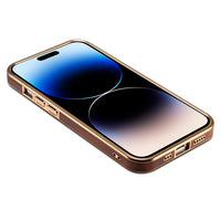 HKM-464403 Vintage Oil Wax Leather Phone Case for iPhone – Slim, Handmade, 360-Degree Protection